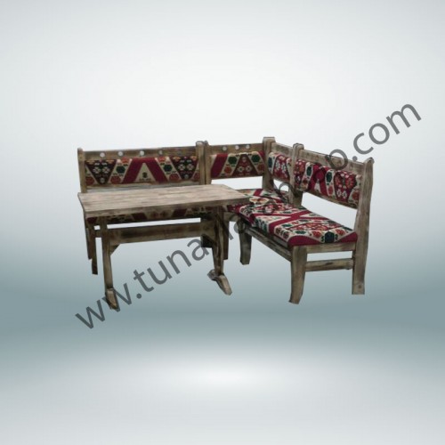 ks008 Derin Ahşap Köşe Takımı